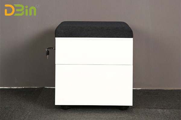 3 drawer file cabinet pedestal with cushion from factory